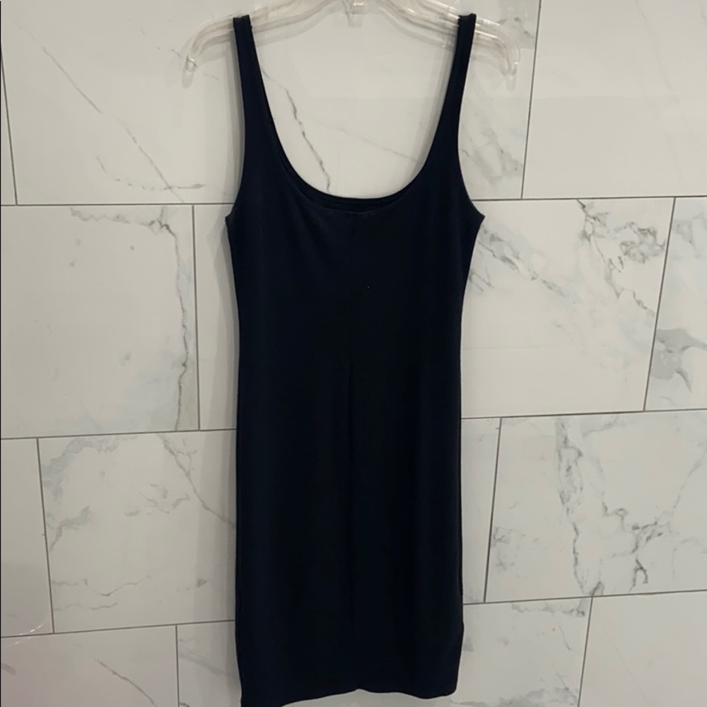 Black mini dress